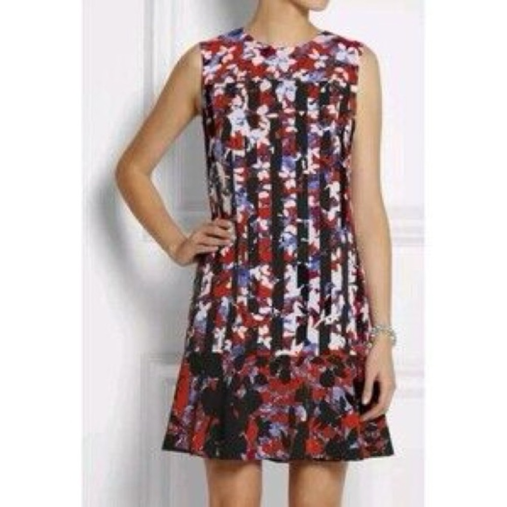 Peter Pilotto for Target Red Blue Black Midi Dress